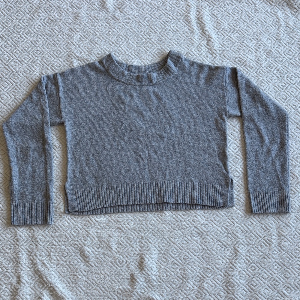 Abound Cozy Crewneck Sweater In Grey Heather Sz XS